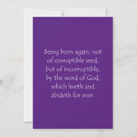 Scripture Quote 1 Peter 1 23