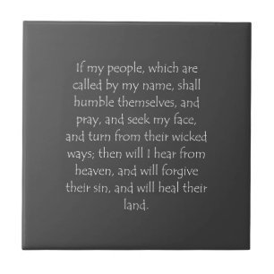 Scripture Quote 2 Chronicles 7 14 Tile