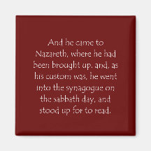 Scripture Quote Luke 4 16