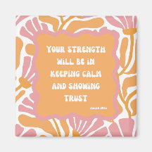 Scripture Quote Mustard Pink Abstract Bible Verse