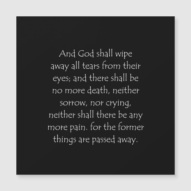 Scripture Quote Revelation 21 4 (Front)