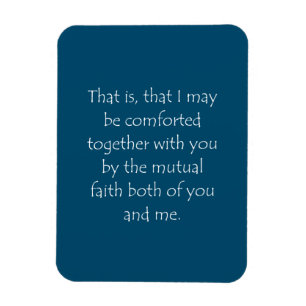 Scripture Quote Romans 1 12 Magnet
