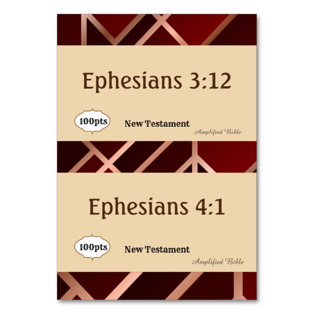 Scripture Reference Cards for Game (Back)