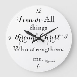Scripture Round Wall Clock