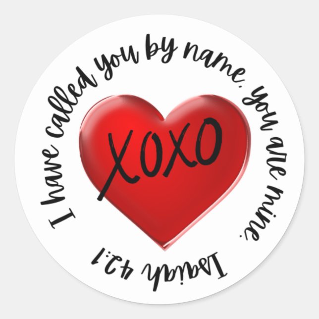 Scripture Sticker (Isaiah 42:1) (Front)