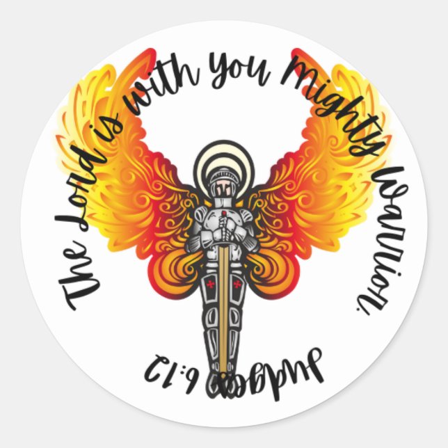 Scripture Sticker (Judges 6:12) (Front)