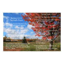 Scripture Template,  Psalm 23, The Lord's Prayer