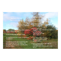 Scripture Template,  Psalm 23, The Lord's Prayer