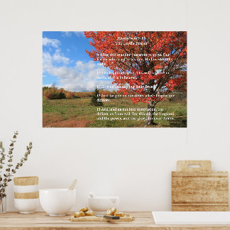 Scripture Template,  The Lord's Prayer Poster