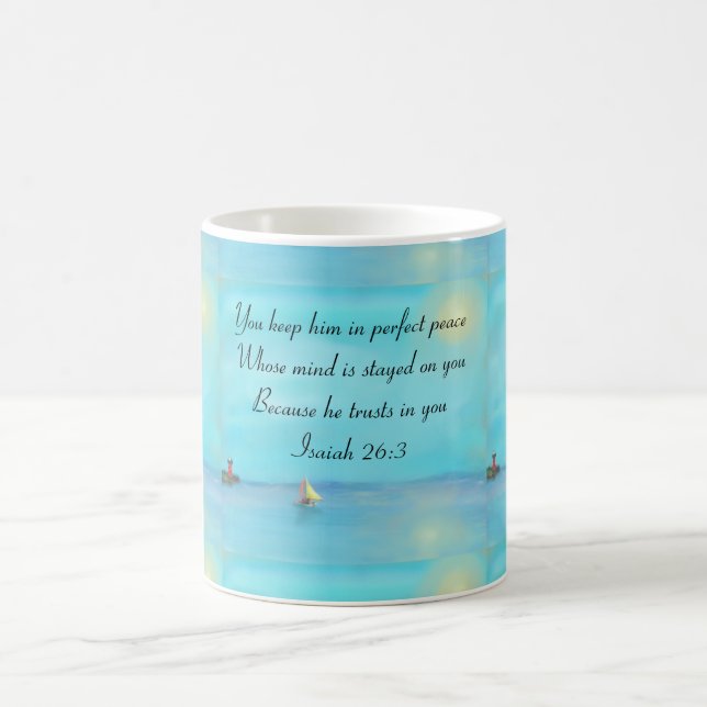 Scripture verse mug (Center)