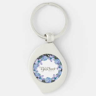 Scripture Verse Spiritual Message Kingdom Keychain
