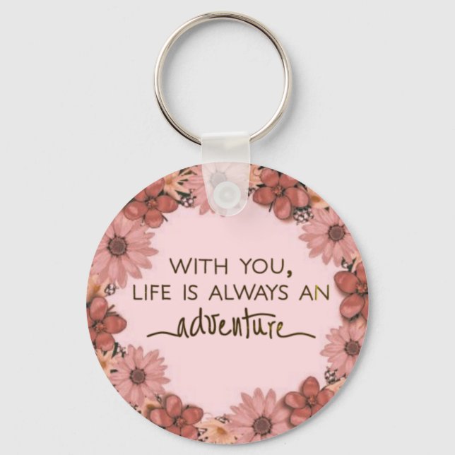 Scripture Verse Spiritual Message Kingdom Keychain (Front)