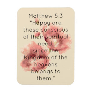 Scripture Verse Spiritual Message Kingdom Magnet
