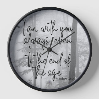 Scripture Wall Clock 