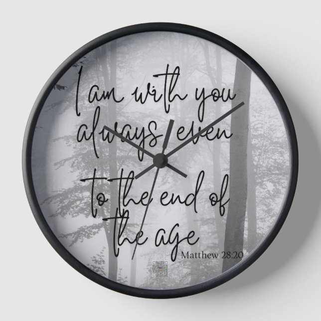 Scripture Wall Clock  (Front)