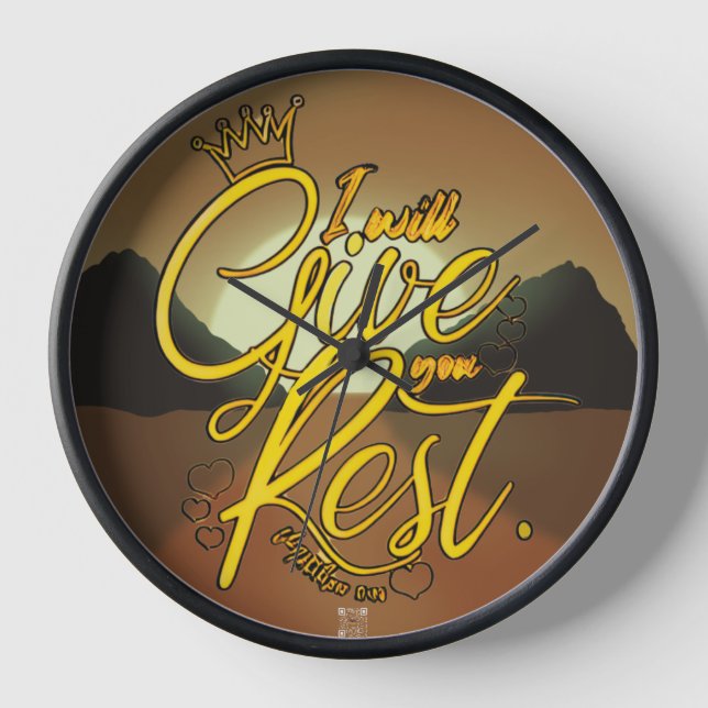 Scripture Wall Clock  (Front)