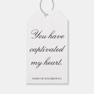 Scripture Wedding Centerpiece, Bridal Shower Decor Gift Tags