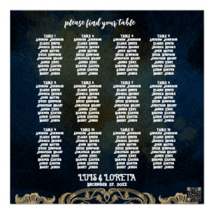 Scripture Wedding Seating Chart