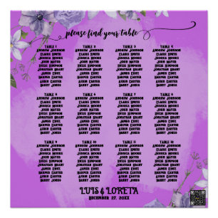 Scripture Wedding Seating Chart