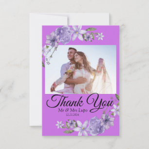 Scripture Wedding Thank You Card 
