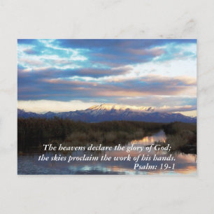 Scriptured Landscape Postcard