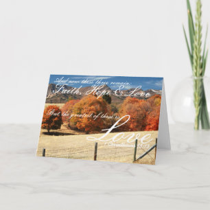 Scriptured Utah Landscape Greeting Card