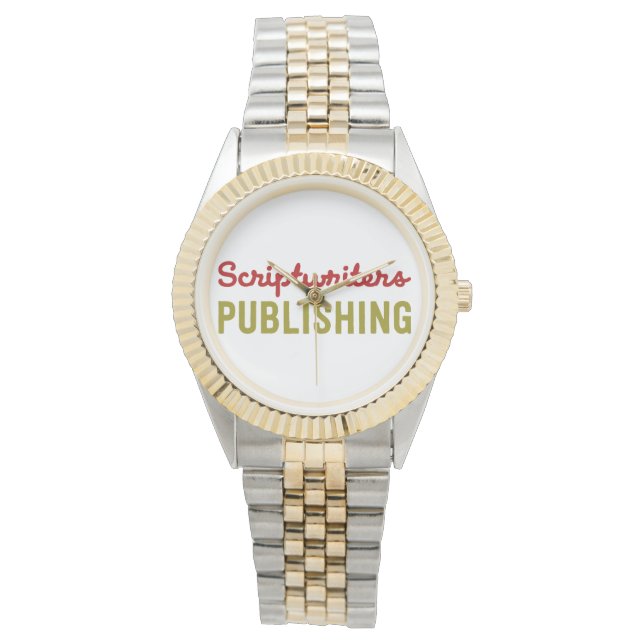 Scriptwriters Publishing Red/Gold Watch (Front)