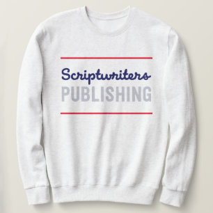 Scriptwriters Red Stripe Navy/Grey Sweatshirt