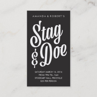 Scripty Stag & Doe Ticket