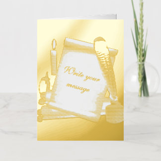 Scroll Foil Greeting Card
