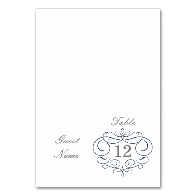 Scroll Frame Escort Cards (Front)