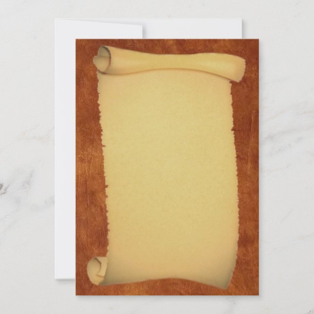 Scroll Invitation (Front)