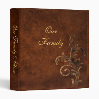 Scroll Leaf Mother's Day Family Album Binder
