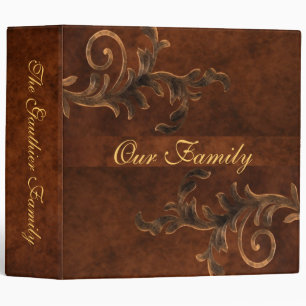 Scroll Leaf Two Inch Family Album Binder