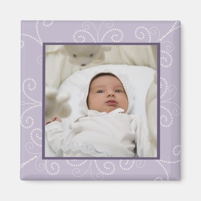 Scroll Magnet (lavender) (Front)