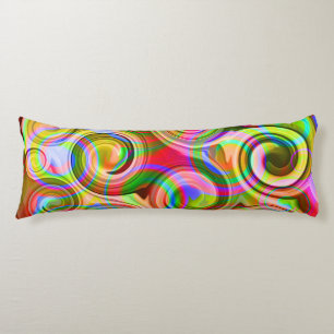 Scroll Pastel geometrical abstract Body Pillow