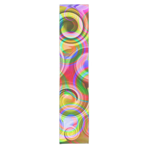 Scroll Pastel geometrical abstract  Short Table Runner