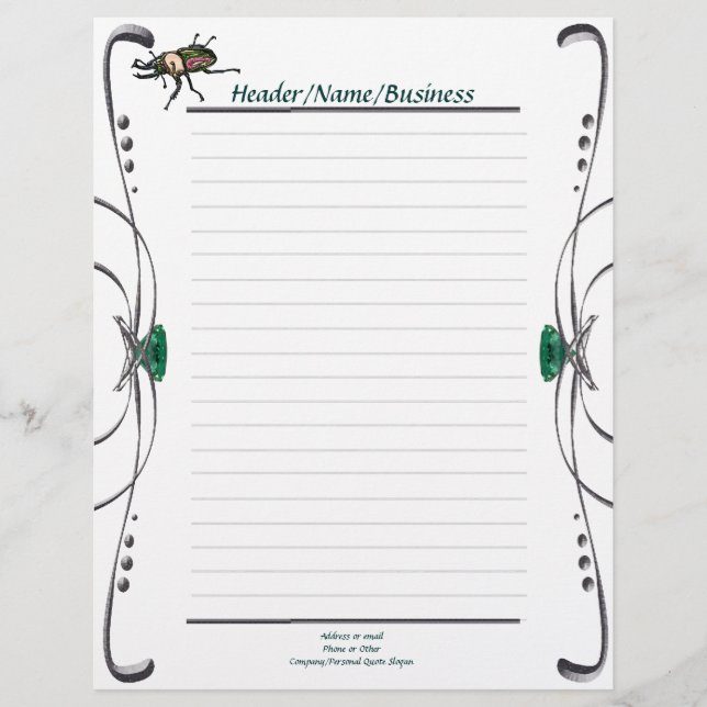 Scroll Rainbow Stag Beetle (Front)