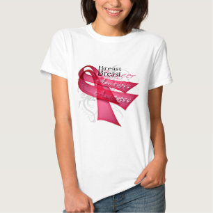 Scroll Ribbon Breast Cancer Awareness T-Shirt