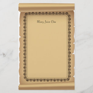 Scroll Stationery