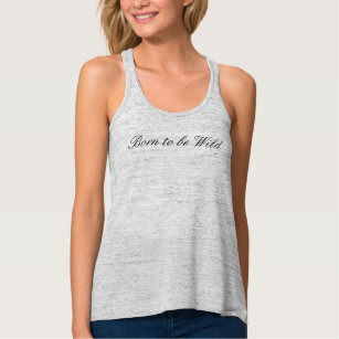 Scrolled "born to be wild" Thunder_Cove Tank Top