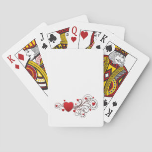 Scrolled Heart Playing Cards