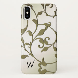 Scrolling Olive Leaves Personal Case-Mate iPhone Case