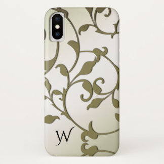 Scrolling Olive Leaves Personal Case-Mate iPhone Case