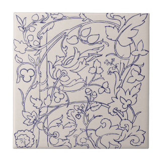 Scrolling Vine Tile