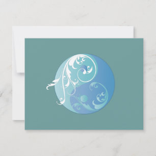 Scrolling Yin Yang Symbol (blues)