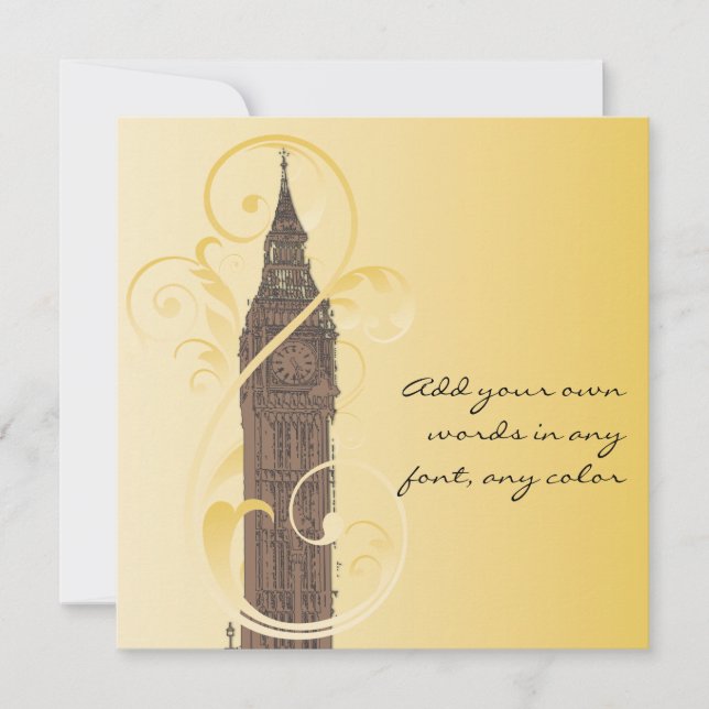 Scrolls and Big Ben (Front)