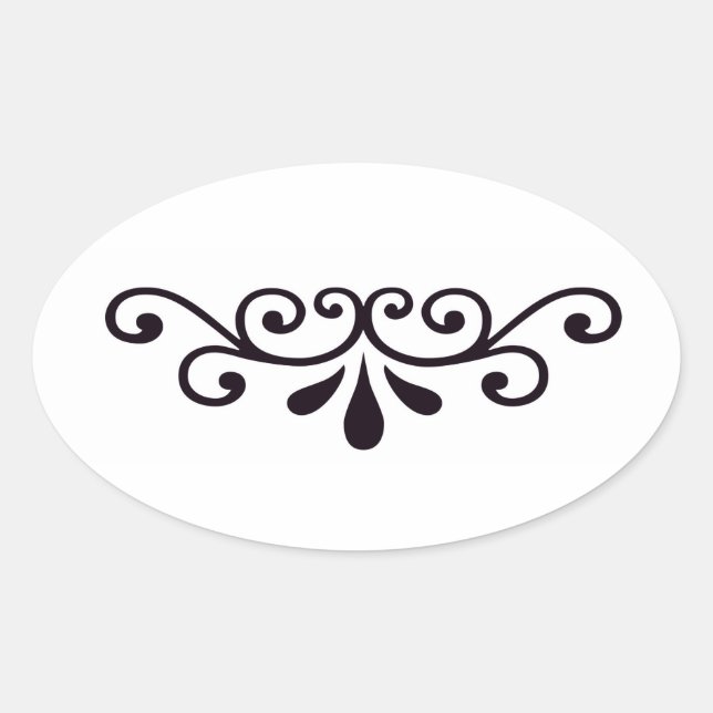 Scrollwork Sticker (Front)