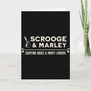 Scrooge And Marley Counting House Ens Card