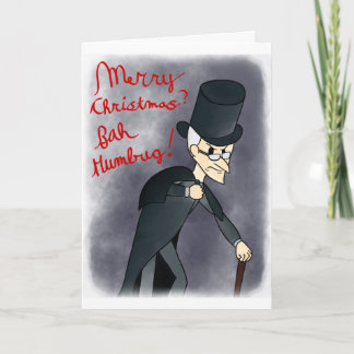 Scrooge and SweetHart - Folded Greeting Card